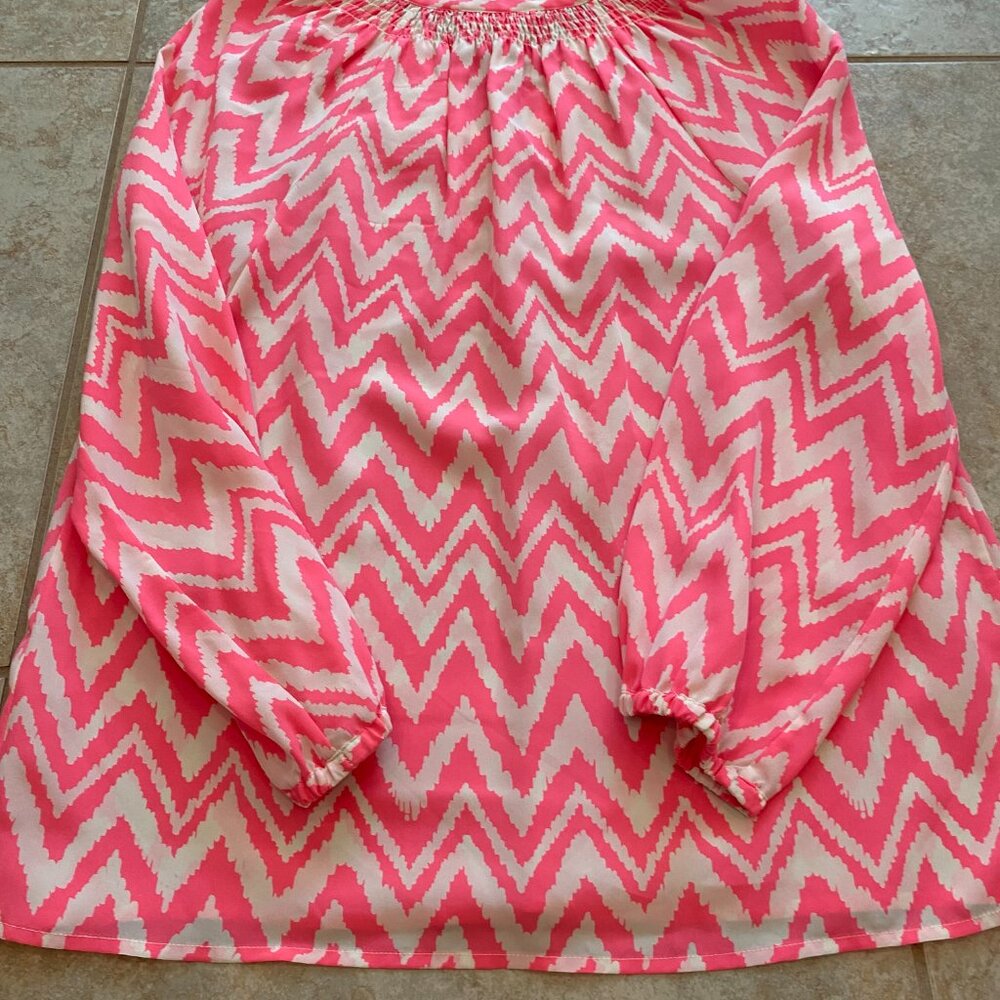 Chevron Patterned Blouse - image 2